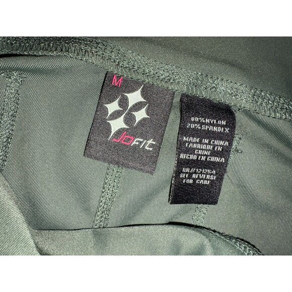 Like New Jofit Touring Low-Rise Flare Pants 32" L Green Stretch Pockets M - Picture 7 of 9